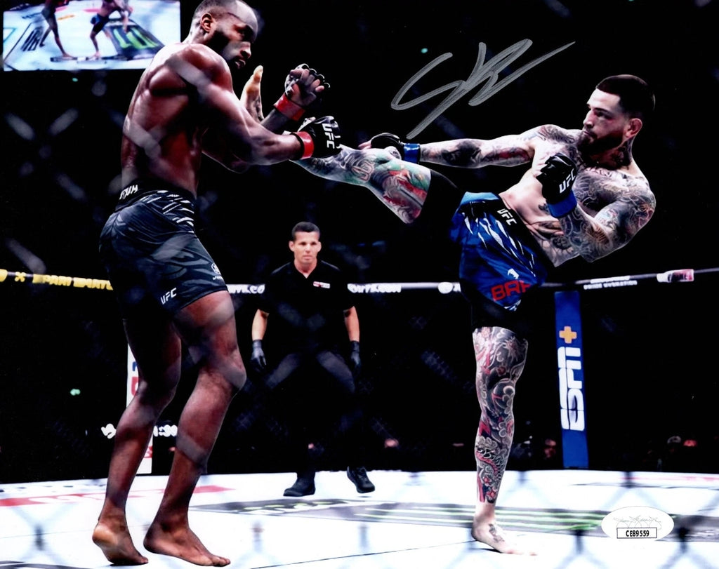 Sean Brady autographed signed 8x10 photo UFC JSA COA Leon Edwards