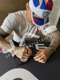 Dustin Poirier inscribed signed framed 8x10 photo UFC JSA COA The Diamond