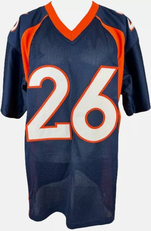 CLINTON PORTIS AUTOGRAPHED SIGNED CUSTOM NAVY PRO STYLE JERSEY JSA COA