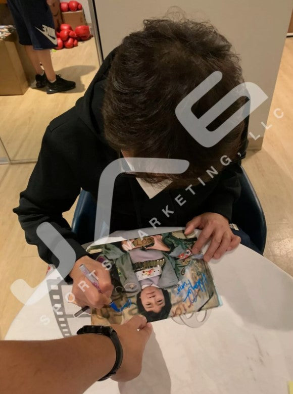 Cast signed inscribed 8x10 photo The Goonies JSA PSA Feldman Astin Ke Quan