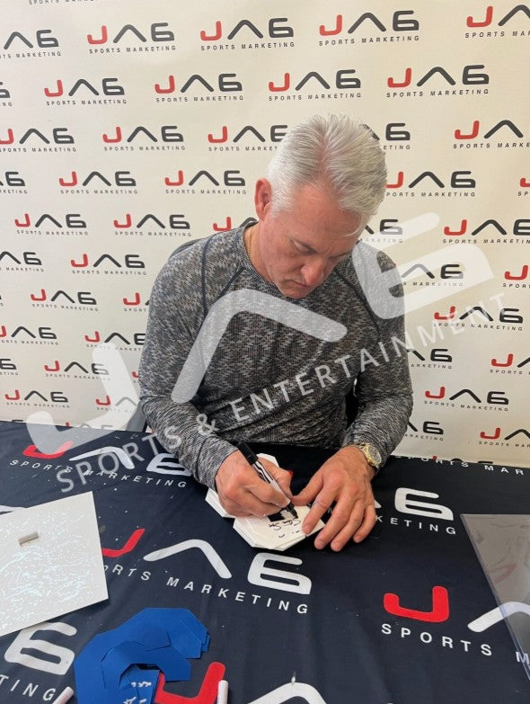 STEVE SAX SIGNED AUTOGRAPHED INSCRIBED WHITE PRO STYLE JERSEY JSA COA