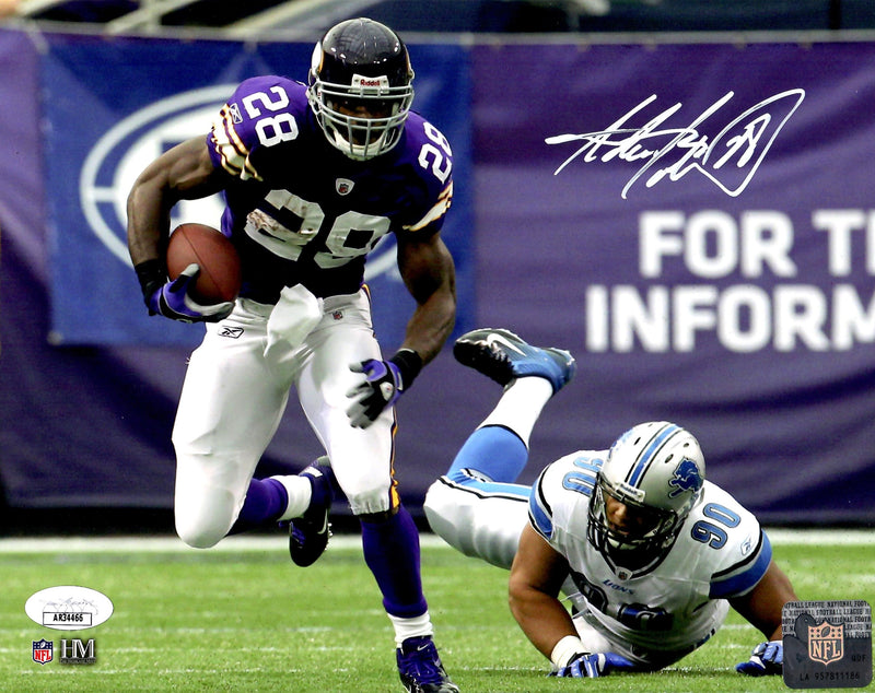 Adrian Peterson autographed signed 8x10 photo NFL Minnesota Vikings JSA COA