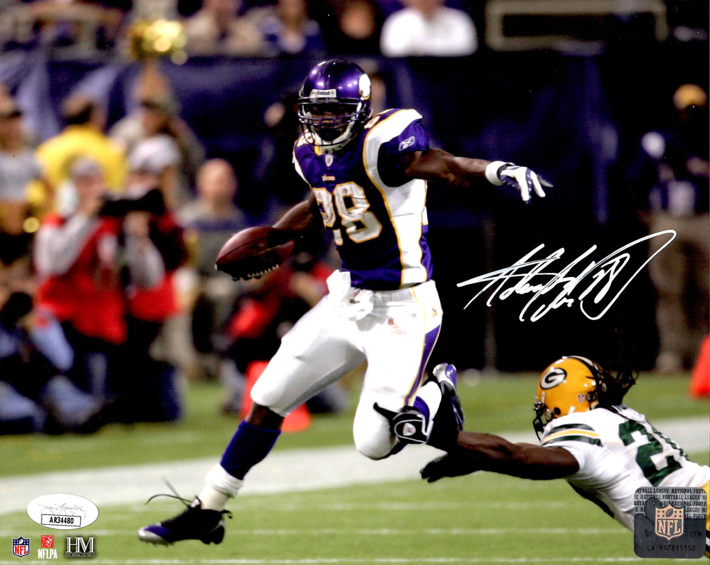 Adrian Peterson autographed signed 8x10 photo NFL Minnesota Vikings JSA COA