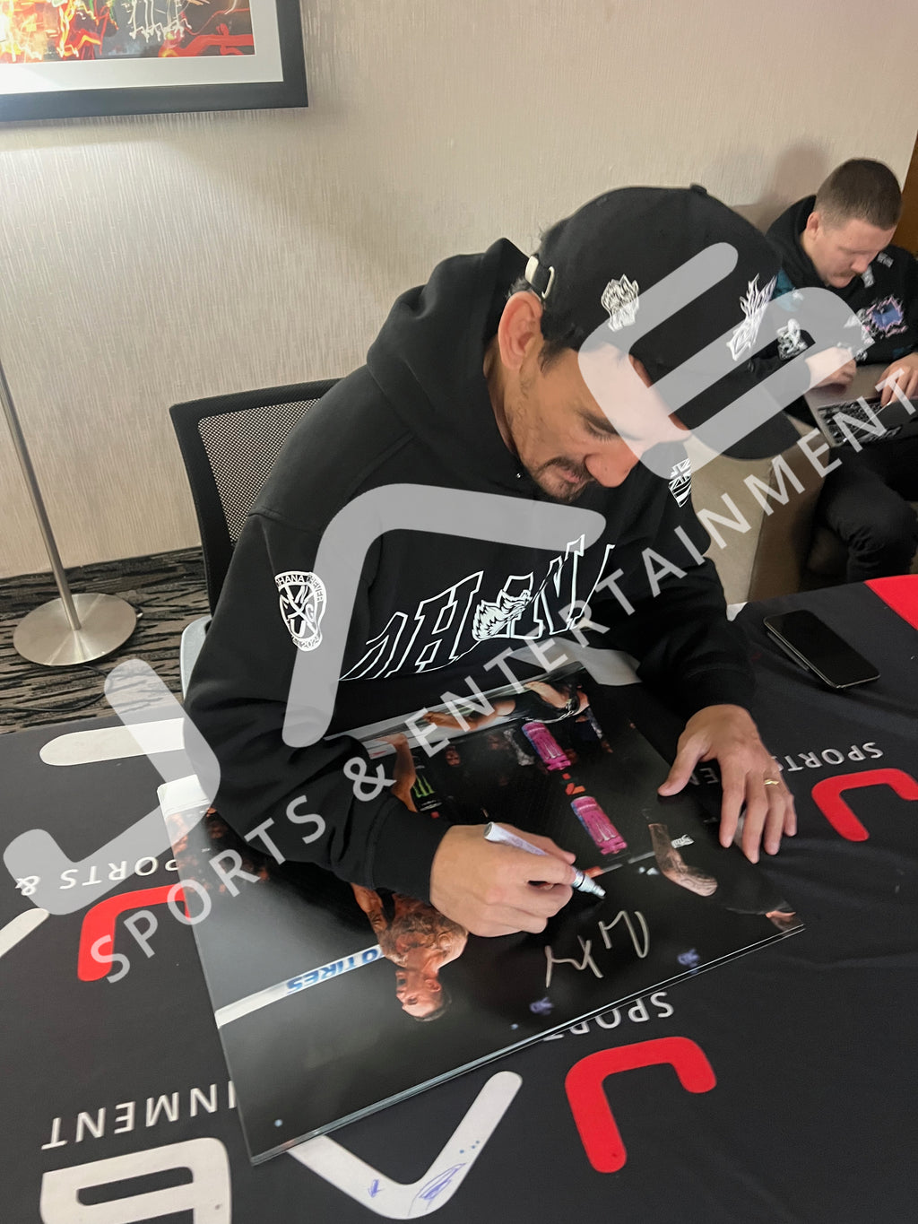 Max Holloway autographed signed inscribed 16x20 photo Blessed JSA Justin Gaethje