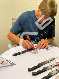 Castle & Morga autographed signed inscribed knife Halloween Michael Myers JSA