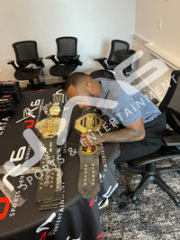 Leon Edwards autographed signed inscribed belt UFC JSA COA Rocky