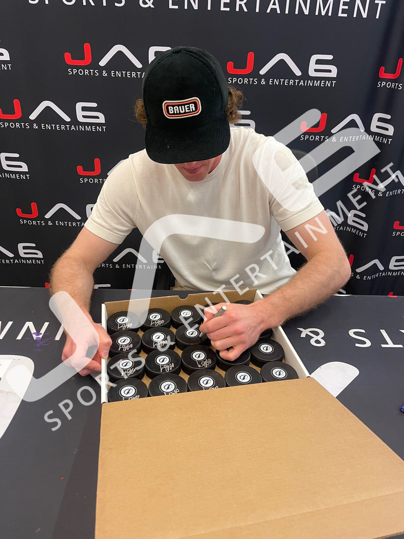 Andrei Vasilevskiy autographed signed puck Tampa Bay Lightning JSA COA