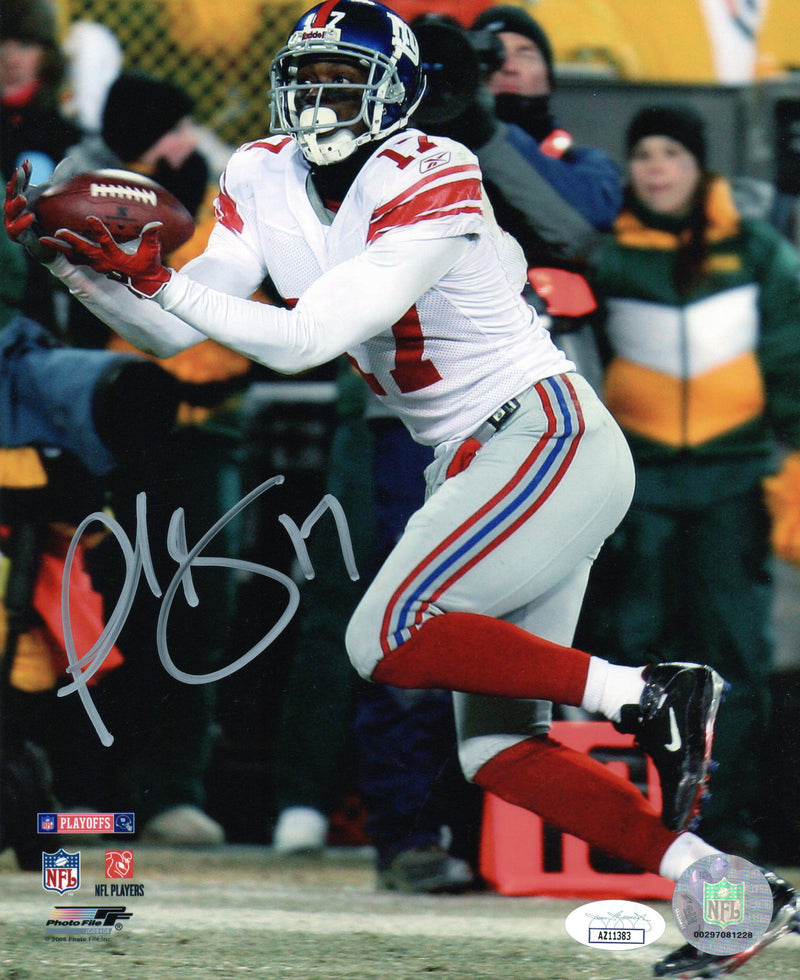 Plaxico Burress autographed signed 8x10 photo NFL New York Giants