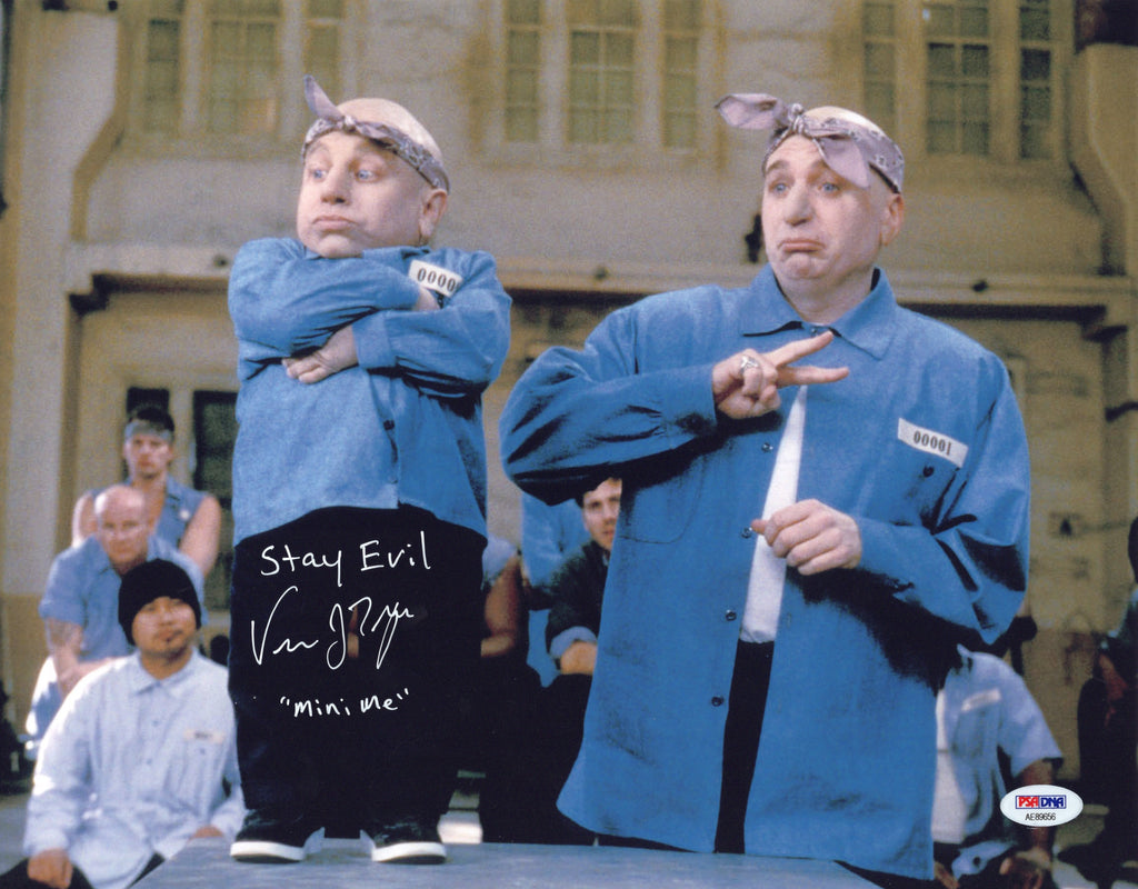 Vern Troyer autographed signed inscribed 11x14 photo Austin Powers PSA COA