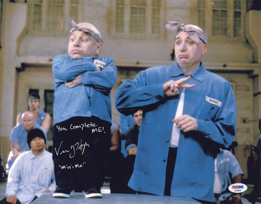 Vern Troyer autographed signed inscribed 11x14 photo Austin Powers PSA COA