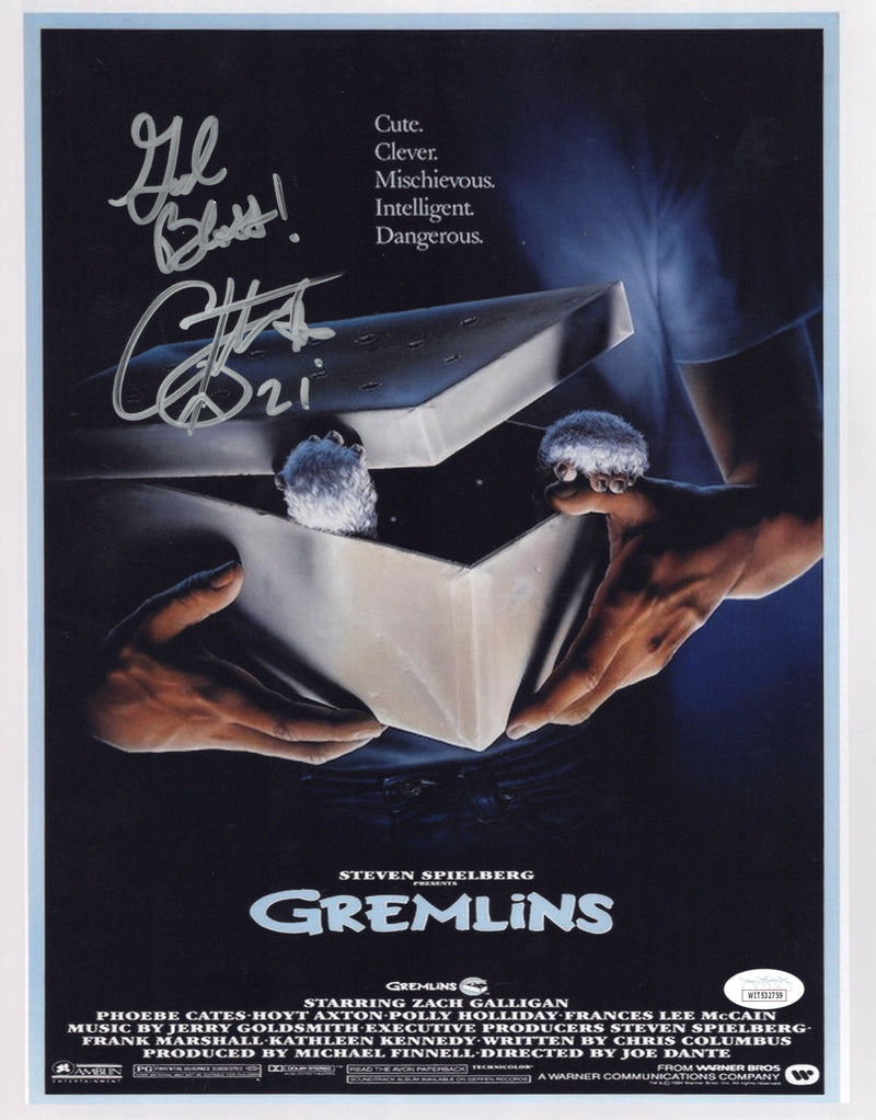 Corey Feldman inscribed signed 11x14 Gremlins JSA COA