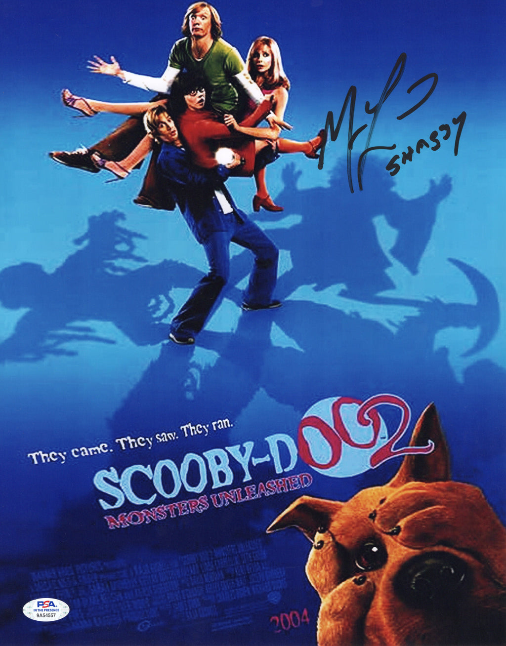 Matthew Lillard signed autographed inscribed 11x14 photo PSA COA Scooby Doo 2