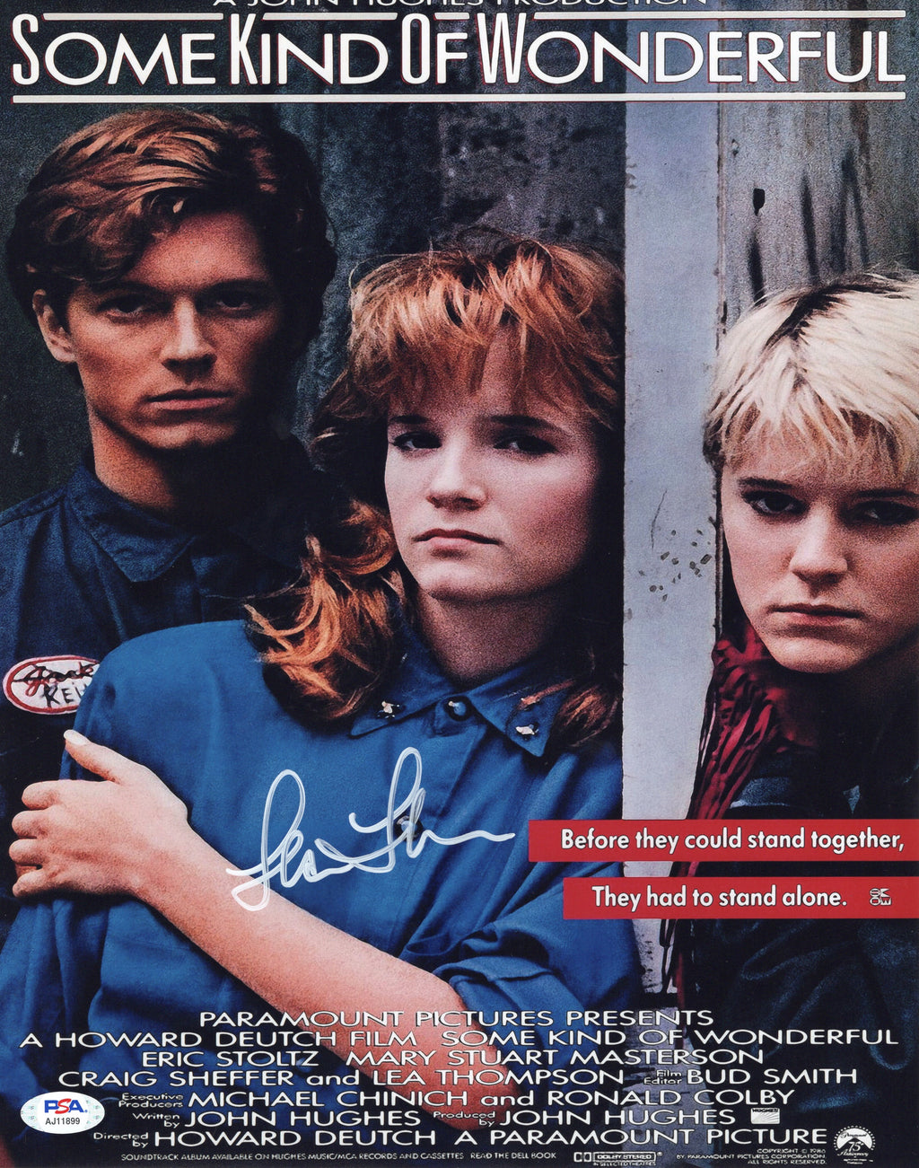 Lea Thompson autographed signed 11x14 photo Some Kind Of Wonderful PSA COA