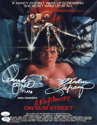Amanda Wyss Heather Langenkamp autographed signed 11x14 photo JSA COA