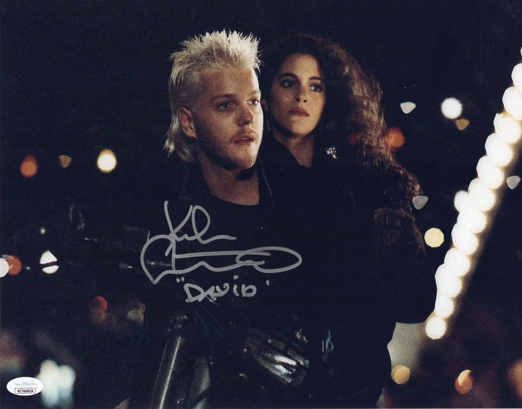 Kiefer Sutherland autographed signed inscribed 11x14 photo The Lost Boys JSA COA