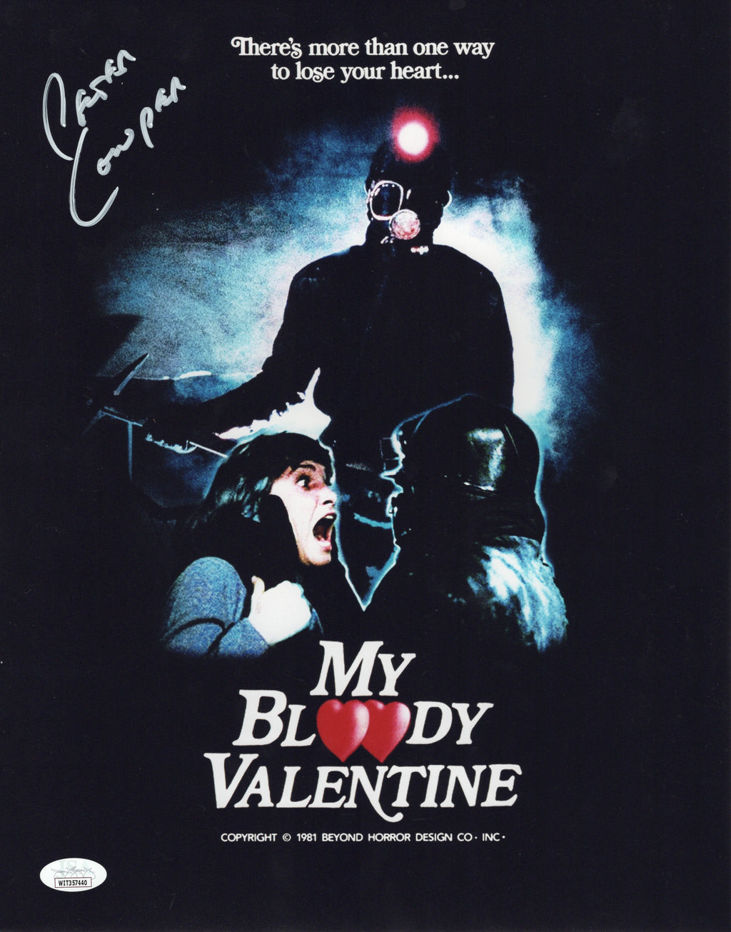 Peter Cowper autographed signed 11x14 photo My Bloody Valentine JSA COA