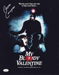 Peter Cowper autographed signed 11x14 photo My Bloody Valentine JSA COA