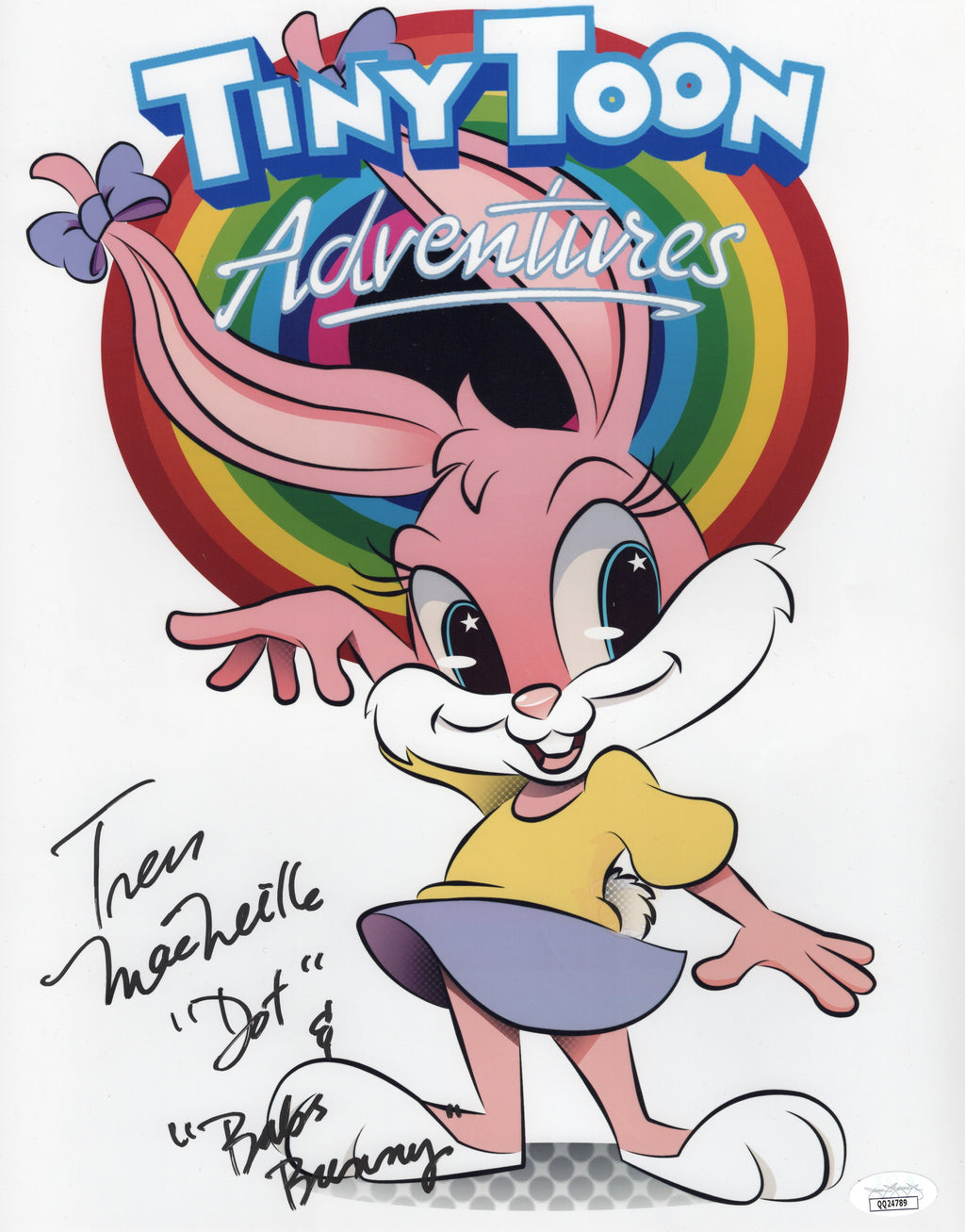 Tress MacNeille signed inscribed 11x14 photo Tiny Toons Adventure JSA COA