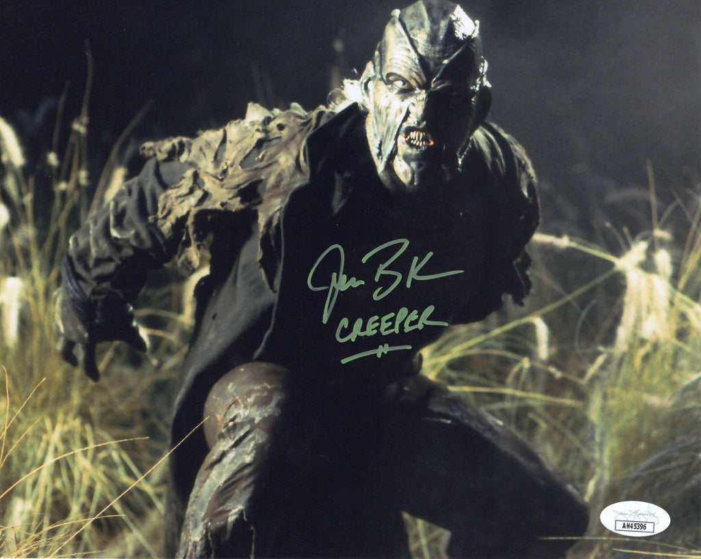 Jonathan Breck autographed signed inscribed 8x10 photo Jeepers Creepers JSA COA