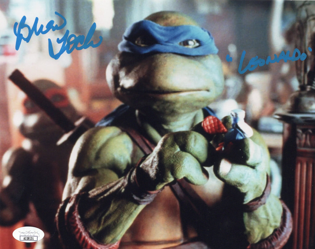 Brian Tochi autographed inscribed 8x10 photo JSA Teenage Mutant Ninja Turtles