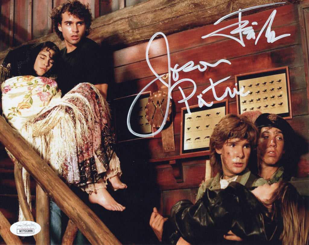 Jamison Newlander Jason Patric autographed signed 8x10 photo The Lost Boys JSA