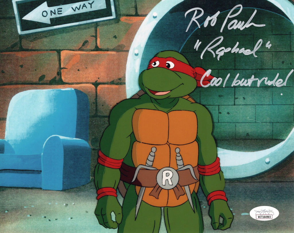 Rob Paulsen autographed signed inscribed 8x10 photo TMNT Raphael JSA COA