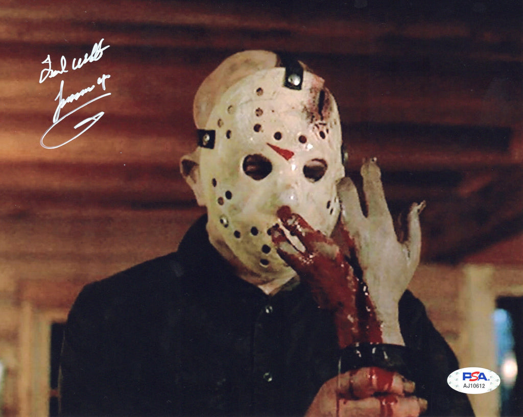 Ted White autographed signed inscribed 8x10 photo Friday The 13th Jason PSA COA