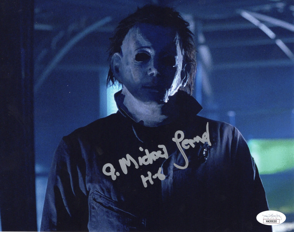 A. Michael Lerner signed inscribed 8x10 photo Halloween JSA COA Michael Myers
