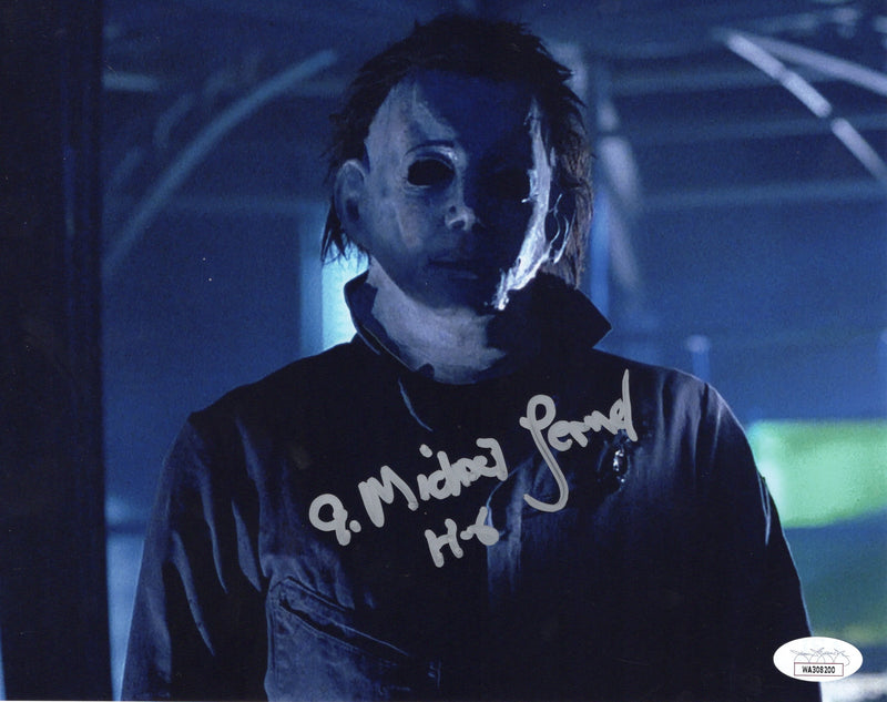 A. Michael Lerner signed inscribed 8x10 photo Halloween JSA COA Michael Myers