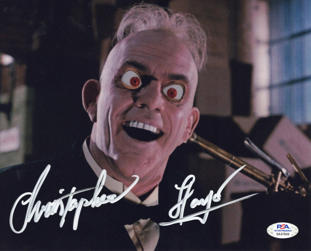 Christopher Lloyd autographed signed 8x10 photo PSA Who Framed Roger Rabbit