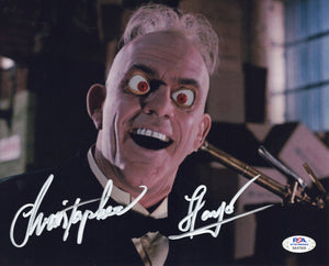 Christopher Lloyd autographed signed 8x10 photo PSA Who Framed Roger Rabbit