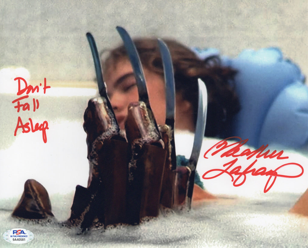 Heather Langenkamp autograph signed inscribed 8x10 photo Nightmare on Elm St PSA