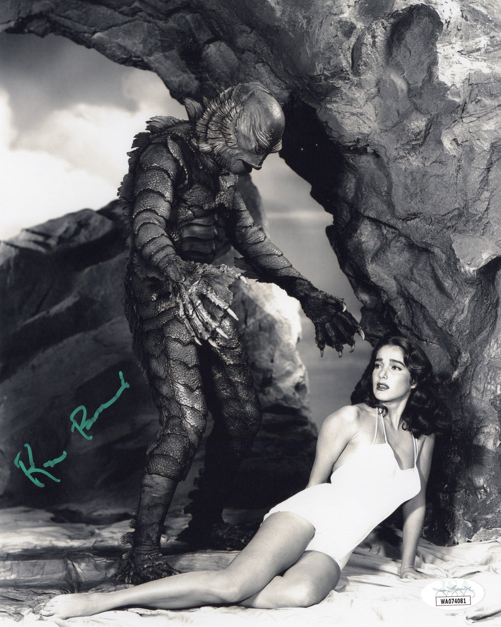 Ricou Browning autographed signed 8x10 photo Creature from the Black Lagoon JSA