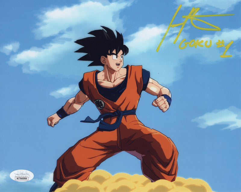 Ian James Corlett autographed inscribed 8x10 photo Dragon Ball Z JSA COA Goku