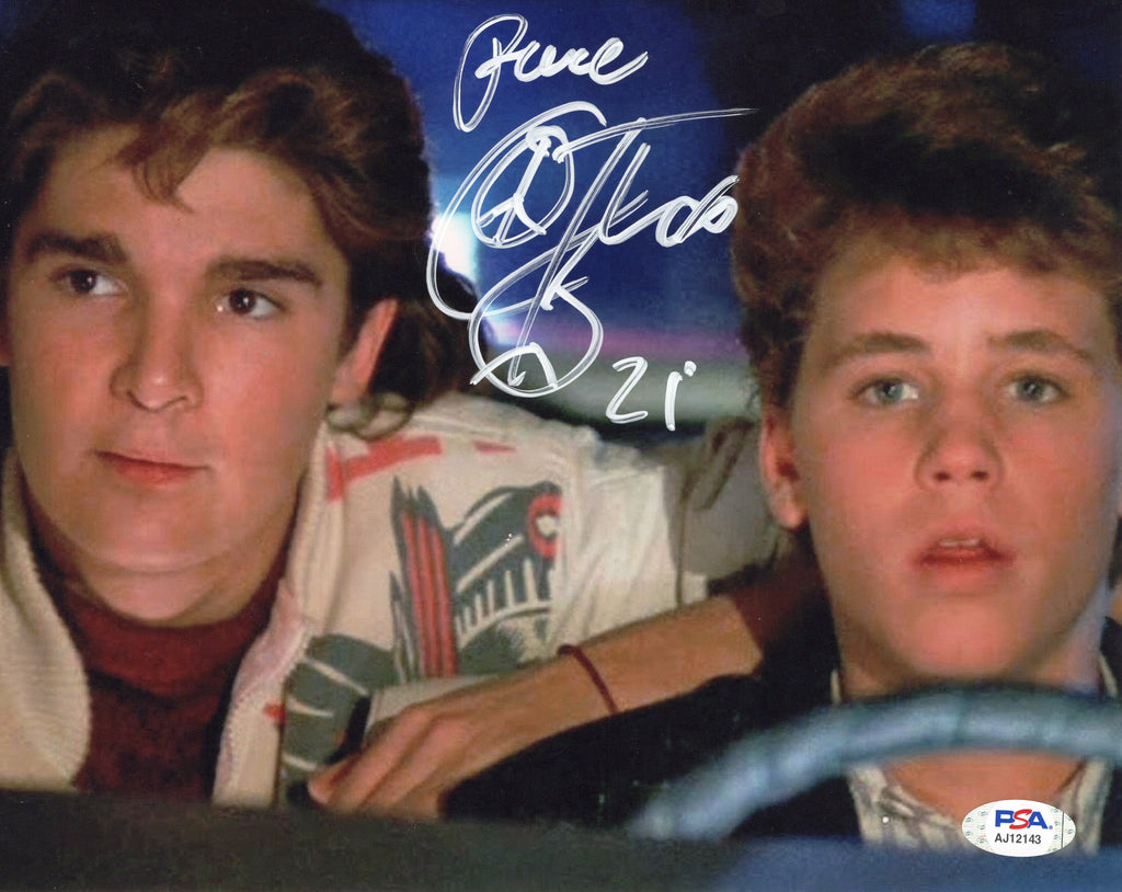 Corey Feldman autographed signed 8x10 photo License To Drive PSA COA Dean