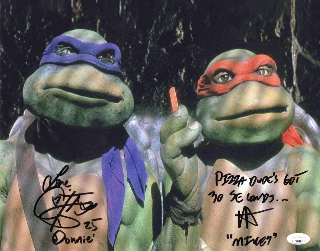 Corey Feldman & Robbie Rist autographed signed inscribed 11x14 photo JSA TMNT
