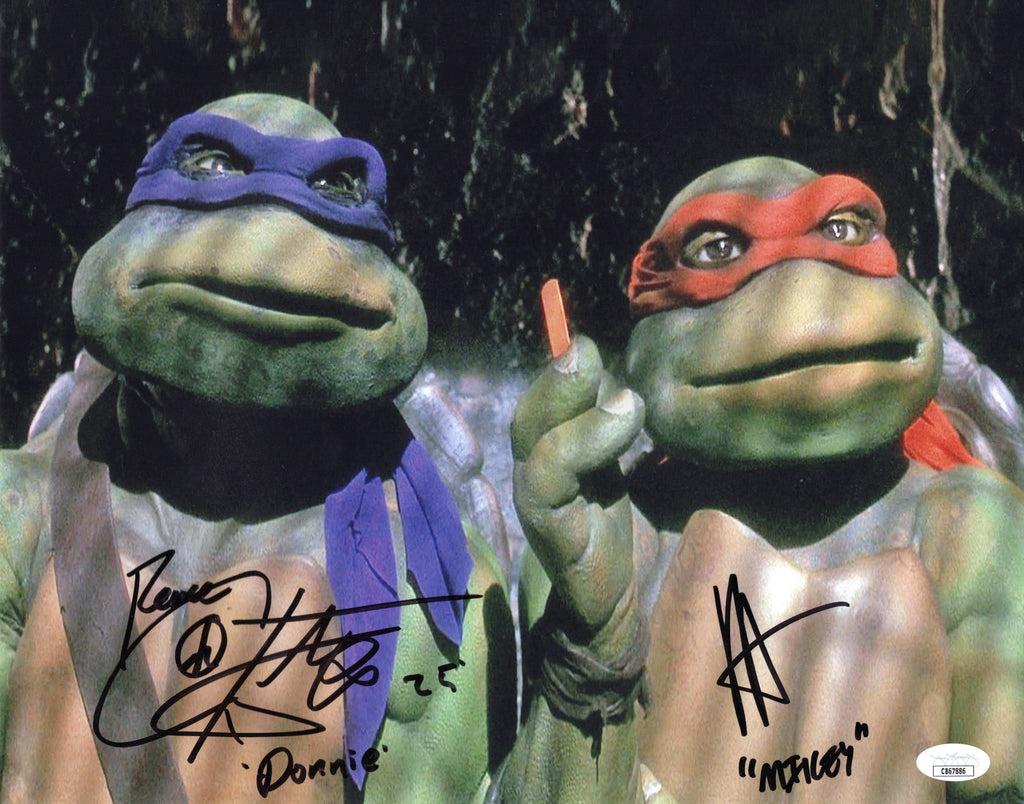 Corey Feldman & Robbie Rist autographed signed inscribed 11x14 photo JSA TMNT