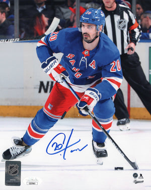 Chris Kreider autographed signed 8x10 photo NHL New York Rangers JSA COA