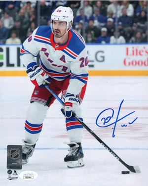Chris Kreider autographed signed 8x10 photo NHL New York Rangers JSA COA