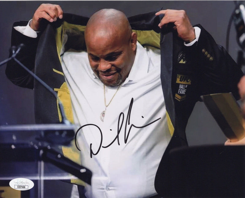 Daniel Cormier autographed signed 8x10 photo UFC JSA COA