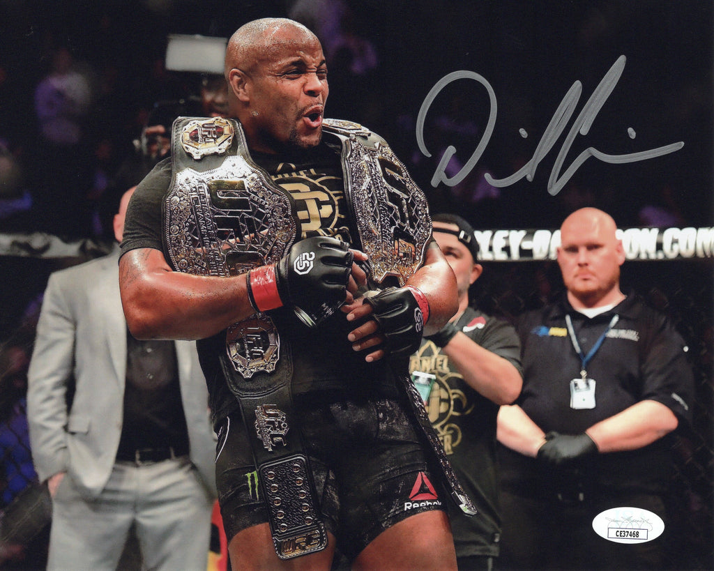 Daniel Cormier autographed signed 8x10 photo UFC JSA COA