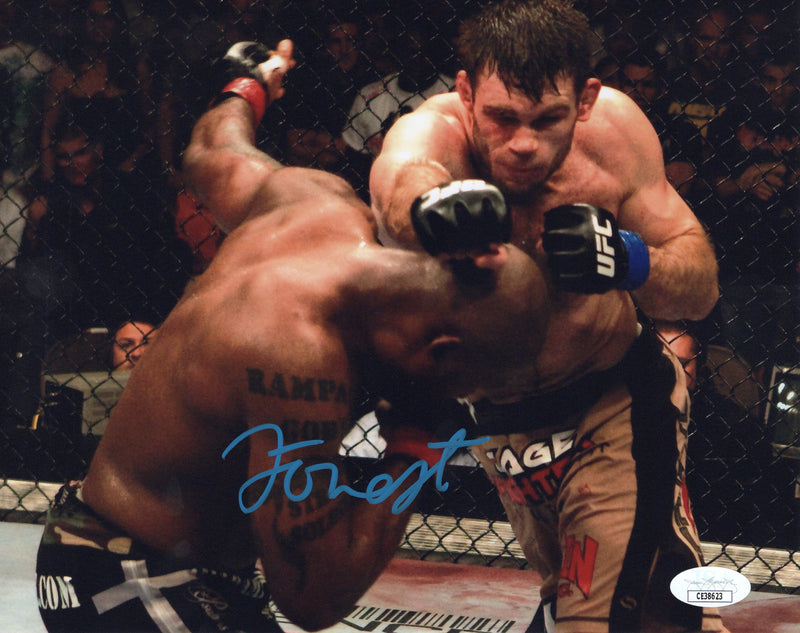 Forrest Griffin autographed signed 8x10 photo UFC JSA COA Rampage Jackson