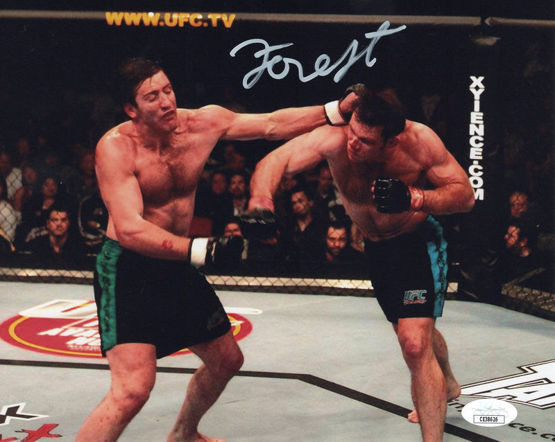 Forrest Griffin autographed signed 8x10 photo UFC JSA COA Stephan Bonnar