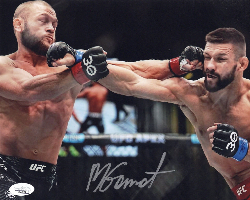 Mateusz Gamrot autographed signed 8x10 photo UFC Rafael Fiziev JSA COA