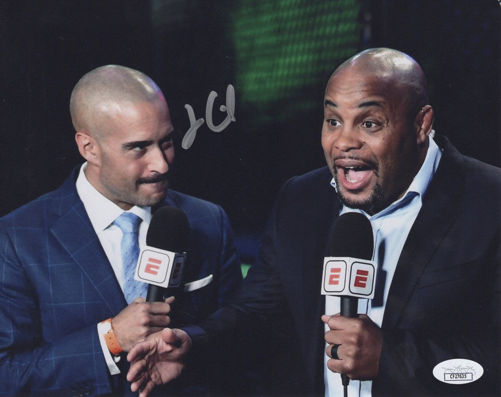Jon Anik autographed signed 8x10 photo UFC JSA COA Daniel Cormier
