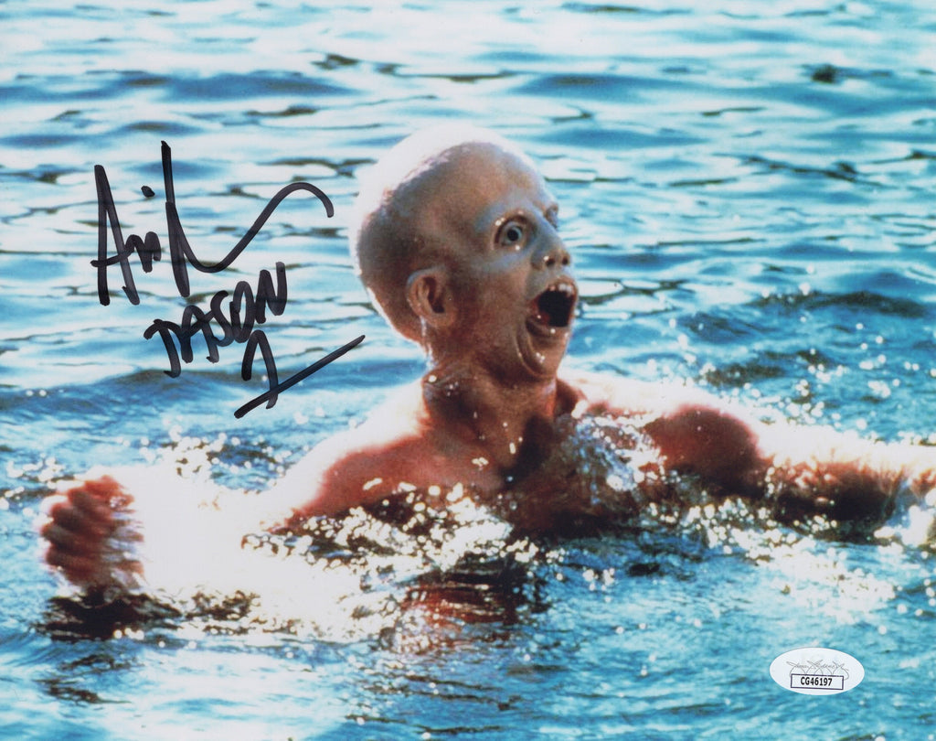 Ari Lehman signed inscribed 8x10 photo Friday The 13th JSA COA Jason Voorhees
