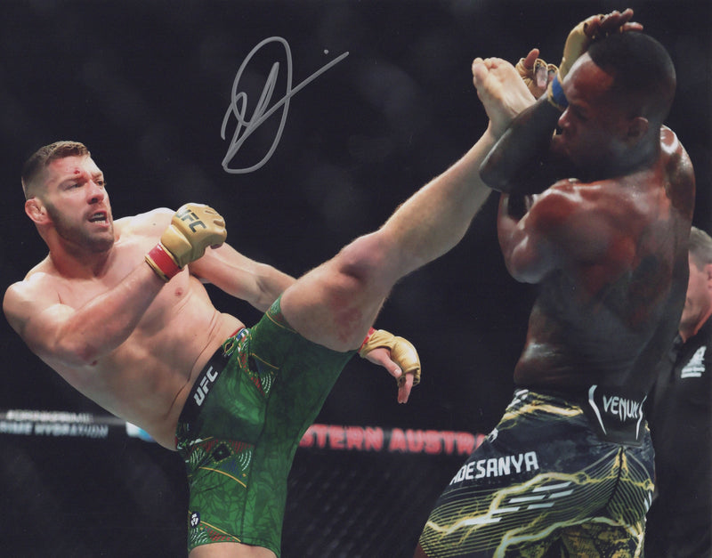 Dricus Du Plessis autographed signed 11x14 photo UFC JSA COA Vs Israel Adesanya