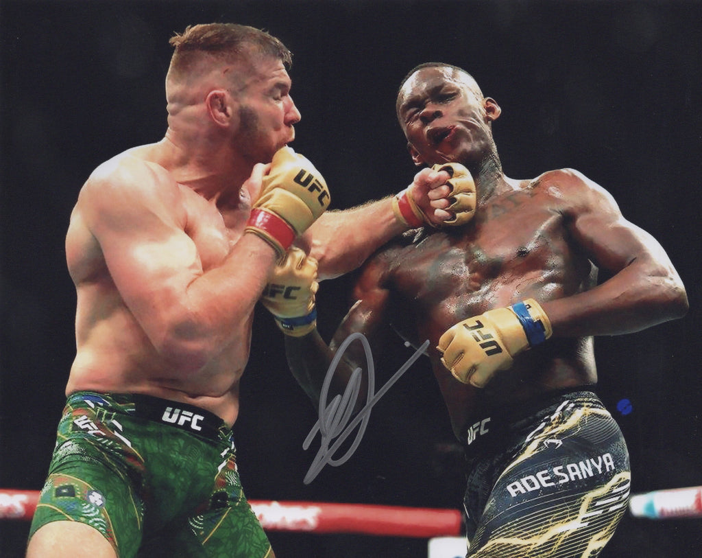 Dricus Du Plessis autographed signed 8x10 photo UFC JSA COA Vs Israel Adesanya