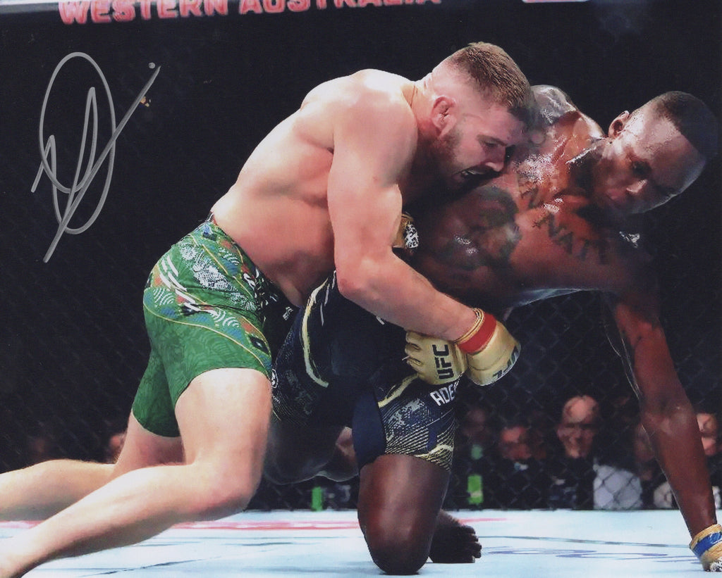 Dricus Du Plessis autographed signed 8x10 photo UFC JSA COA Vs Israel Adesanya