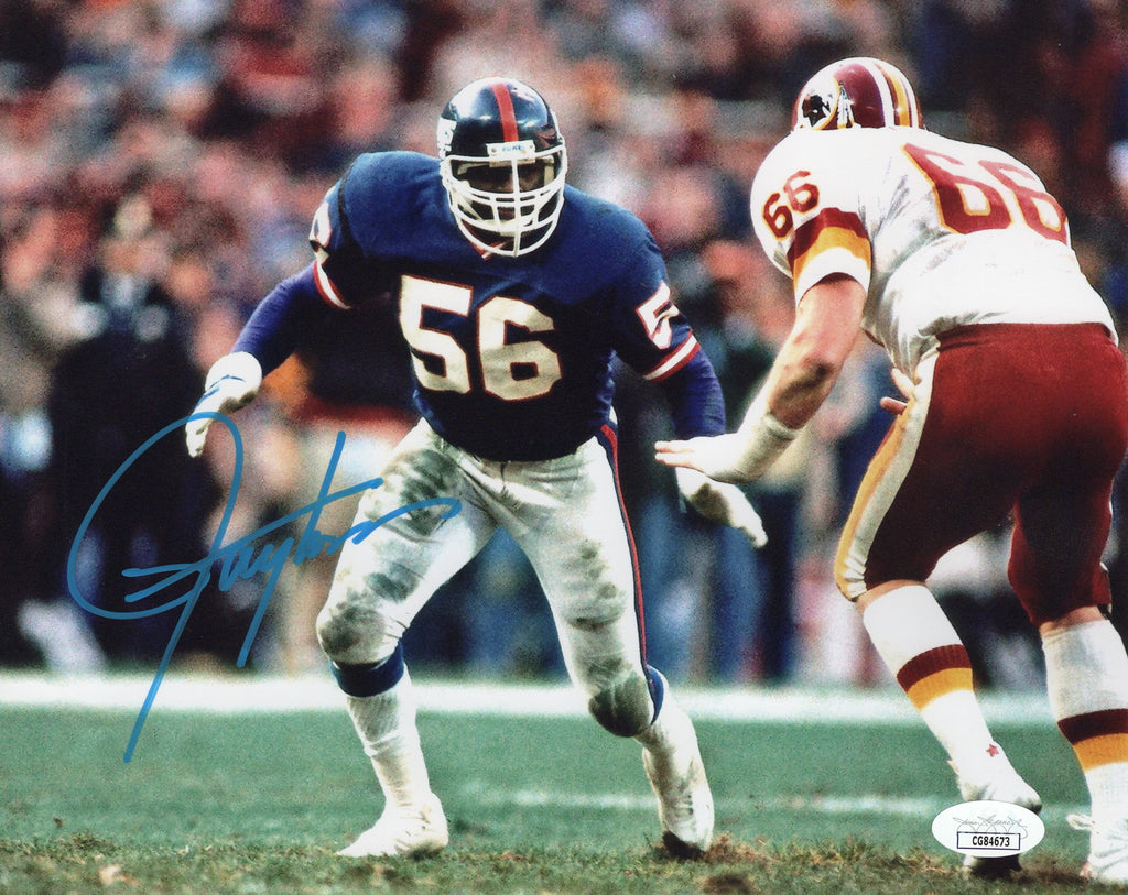 Lawrence Taylor autographed signed 8x10 photo NFL New York Giants JSA COA